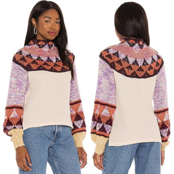 Free People Sweaters - Free People Femme Swit The Small Stuff Sweater Top